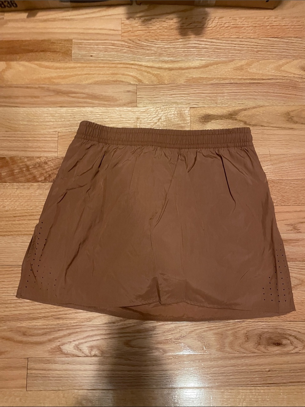 Women’s Brown Athletic skirt - with skort Lightweight Comfort